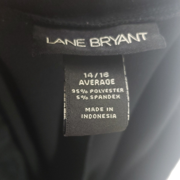 Lane Bryant pullon black trouser pants - Picture 7 of 8